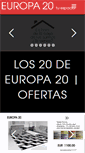 Mobile Screenshot of europa20.com